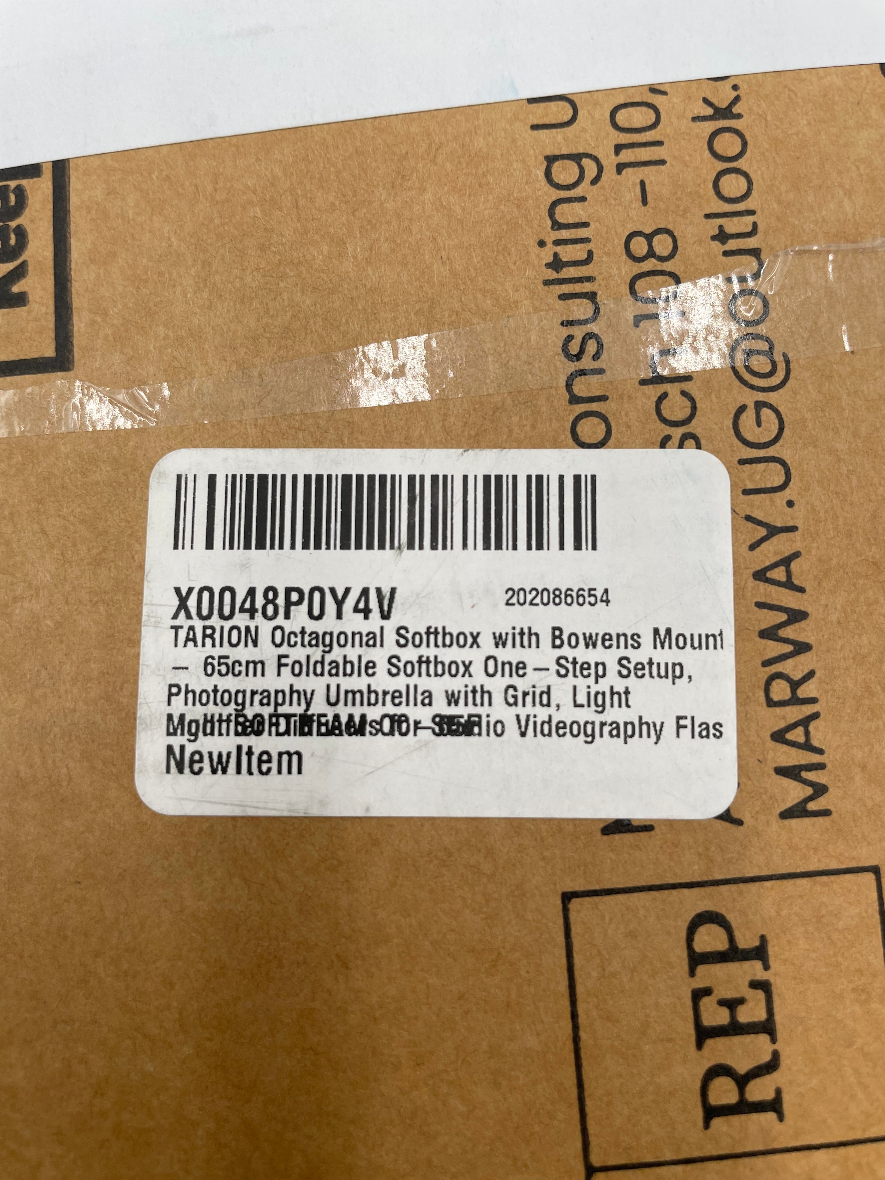 TARION SOFT BEAM OC-65F Quick-Fold Octagonal Softbox (65cm) with Bowens Mount