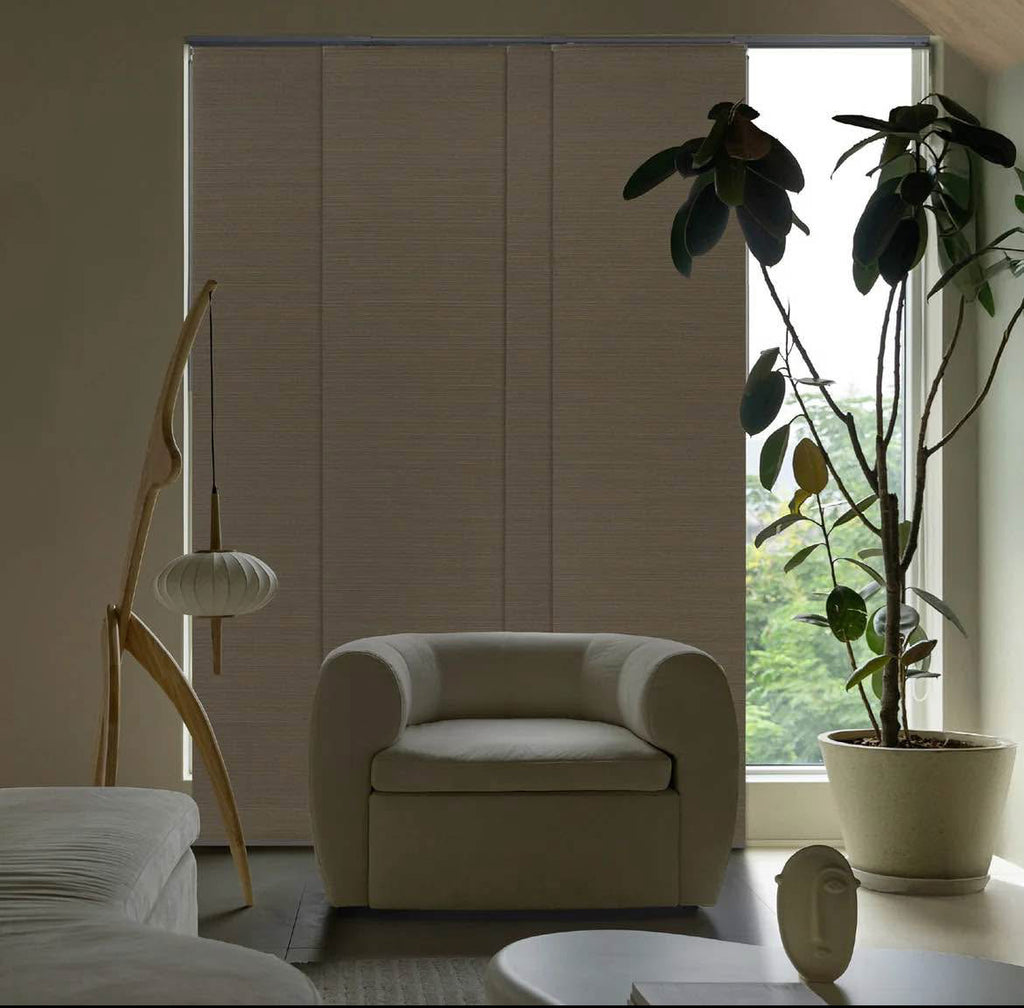 Adjustable 4-Panel Sliding Blinds