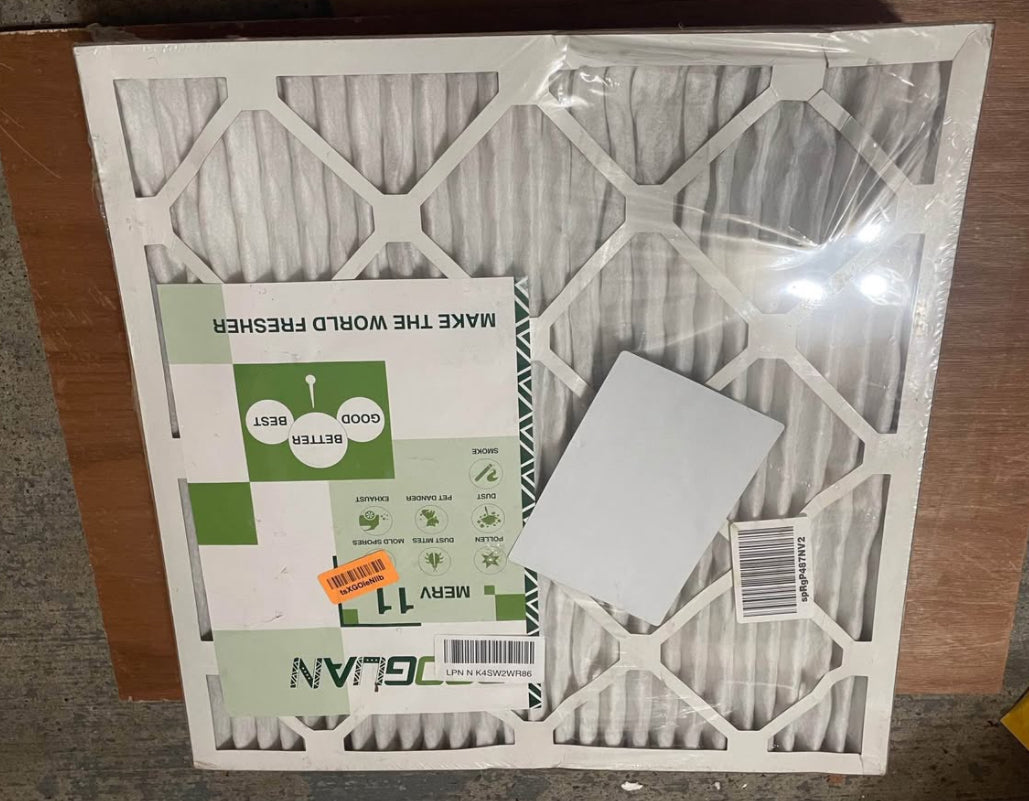 Booguan 20x20x1 MERV 11 Air Filter 6-Pack