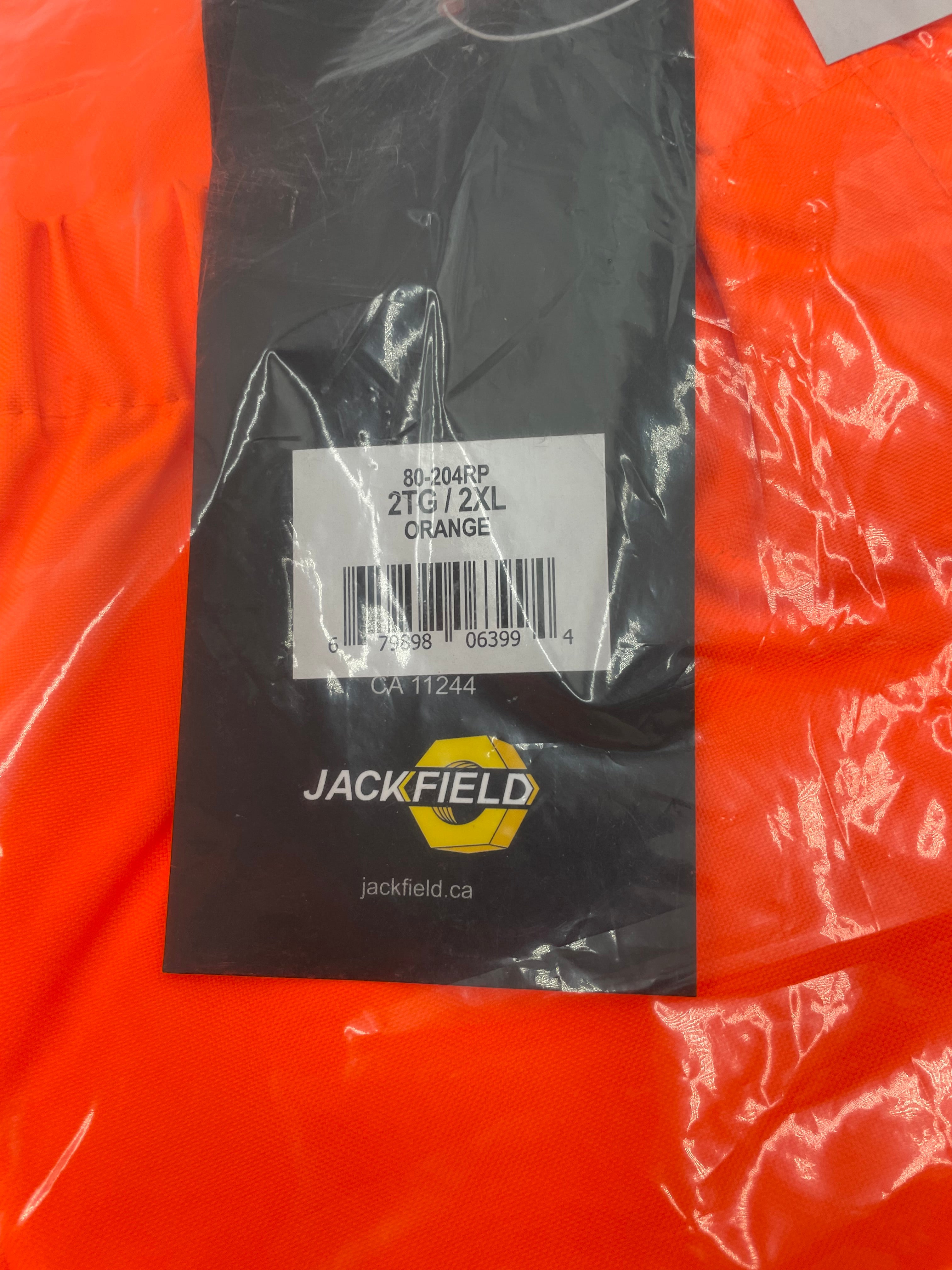 Brand New Jackfield High-Visibility Orange Work Pants (2TG / 2XL)