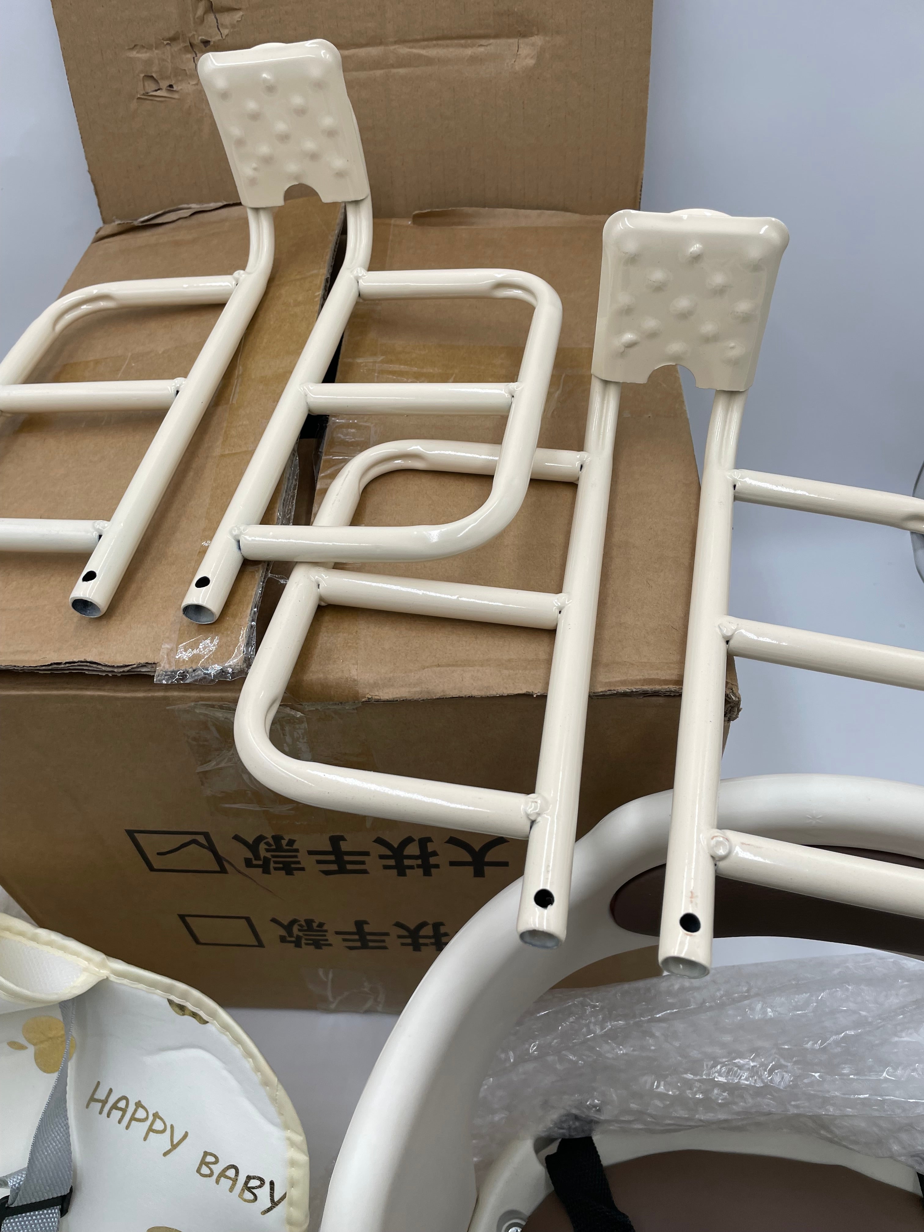 👶 Safe & Stylish Rear Bicycle Child Seat - Happy Baby Edition! 🚲